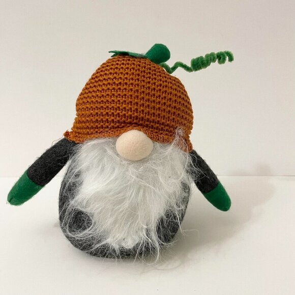 Ganz Midwest Gift Plush Gnome Pumpkin Costume Halloween - Picture 1 of 12